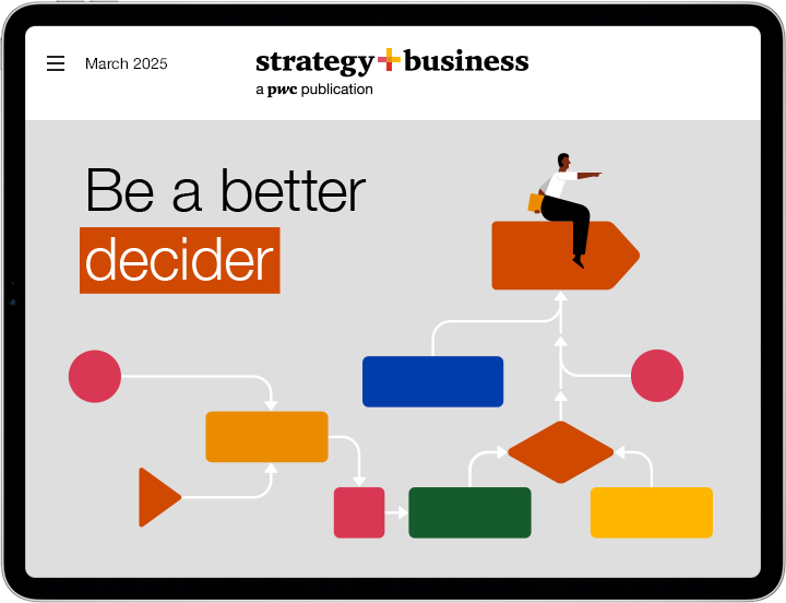 Cover of March 2025 digital issue of strategy+business